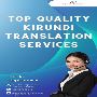 Top quality Kirundi translation services in Burundi