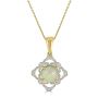 Opal Pendant Necklace