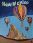 New Mexico Hot Air Balloons GG – 11″ x 14″ Canvas Painting
