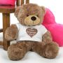 Adorable Bear with Heart Plush Toys