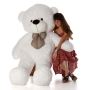 Beautiful and Plush White Teddy Bears for Sale 