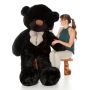 Plush Black Bear Teddy Bear - Perfect Gift 