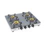 Buy 4 Burner Glass Gas Stove with Forged Brass Burners