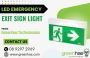 LED Emergency Exit Sign Light By Greenhse Technologies