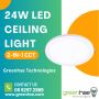 24W LED Ceiling Light 2-IN-1 CCT by Greenhse Technologies