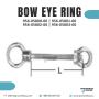 MARINE BOAT STAINLESS STEEL BOW EYE RING FOR BOAT YACHT SHIP