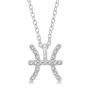 Pisces Zodiac Diamond Necklace