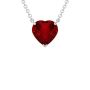 Purchase Heart Ruby Classic Solitaire Pendant (0.60cts.)