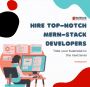 Hire Advanced Mern Stack Developers AT Affordable Rates