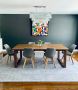 Timeless Elegance: Wooden Dining Table Set for Six
