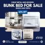 Cheap Metal and Wooden bunk Bed - Single and triple