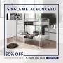 Single Metal Bunk Bed Up to 50% OFF