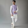 Stylish Lavender Nehru Jacket for Men