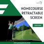 Create Home Course Oasis with HomeCourse Retractable Screen