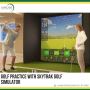 Golf Practice With SkyTrak Golf Simulator | Jancor Agencies