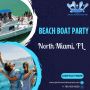 Fun Beach Boat Party in North Miami Beach, FL