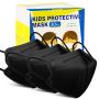 Kids Masks Disposable, 30Pcs Breathable 4-Ply Filtration