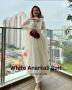 Designer off white Anarkali Suits for Women - JOVI Fashion