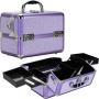 VER Beauty Purple Krystal 4-Tiers Cantilever Trays Makeup