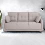 Buy Sapa 3 Seater Sofa In Beige Colour upto 45%off