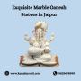 Exquisite Marble Ganesh Statues in Jaipur