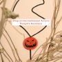 Shop online Halloween Acrylic Pumpkin Necklace