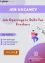 Job Openings in Delhi For Freshers. Apply Now