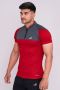 Semi collar tshirt online gym for workout | Cruise Max Sport