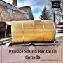 Private Sauna Rental in Canada -Kodiak Saunas