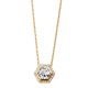 Syna 18kt Yellow Gold Hex Rock Crystal Necklace