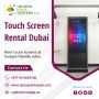 How Does Touch Screen Rental Enhance Events in Dubai