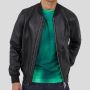 Bomber Shearling Leather Jacket Leather Jacket