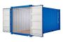 20ft Self Storage Container with Bamboo Floor – Blue (RAL 50