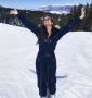 All in one ski suit womens