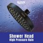Luxury Bathroom Showerhead with Oil Rubbed Bronze Plated Fin