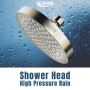Luxury Bathroom Showerhead with Brushed Nickel Plated Finish