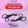 MEDVICE 2 Pack Medical Scissors 50% Off With Promo Code 50Q5