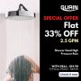 Gurin ShowerHead 2.5 gpm - Now 33% Off on Amazon!