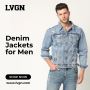 Redefine Style with LVGN's Men's Denim Jackets!