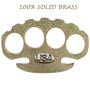 USA Initial 100% Pure Brass Knuckle Paper Weight Accessory