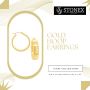 Captivating Gold Hoop Earrings | Stonex Jewellers, Auckland