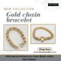 Find unisex gold chain bracelets at Stonex Jewellers