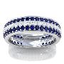 What is forever blue sapphire wedding bands
