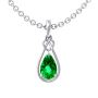 What advantages come with wearing an emerald pendant?