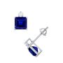 Can blue sapphire earrings go in water?