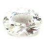 Ceylon white sapphire oval gemstone 