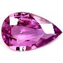 Untreated pink sapphire gemstone 