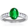 Emerald stone engagement ring for sale 