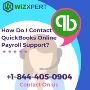 How Do I Reach QuickBooks Online Payroll Support? +1-844-4