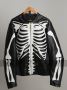 Skeleton Bones Black Jacket